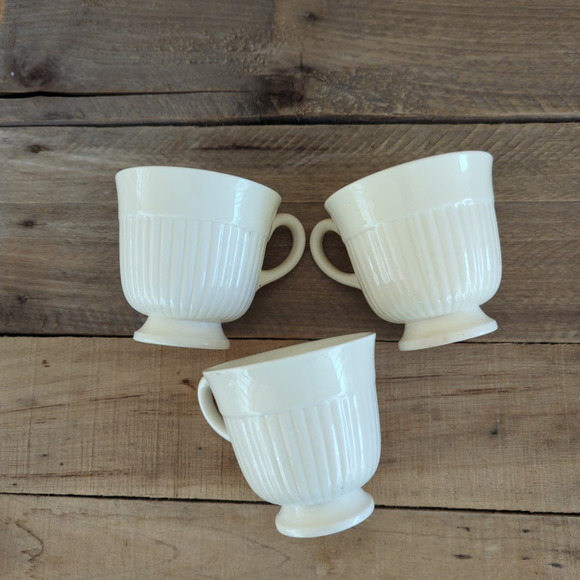 Vintage Wedgwood Edme Footed Cup Crafted in England Set of Three - Picture 1 of 11